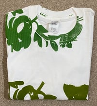 Image of Two Tone Green Shirt Sleeved T Shirt