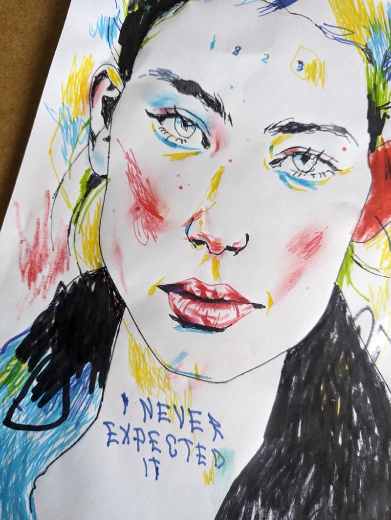 Image of "I NEVER EXPECTED IT" - ORIGINAL