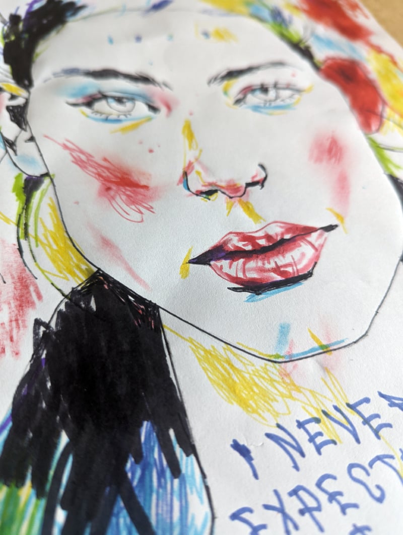 Image of "I NEVER EXPECTED IT" - ORIGINAL