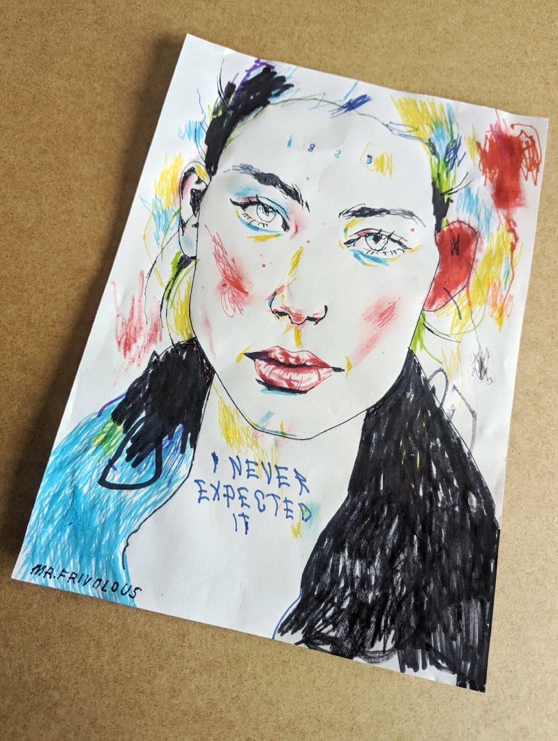Image of "I NEVER EXPECTED IT" - ORIGINAL