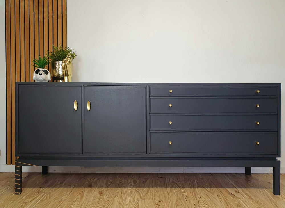 Image of Greaves and Thomas sideboard in ash and gold 
