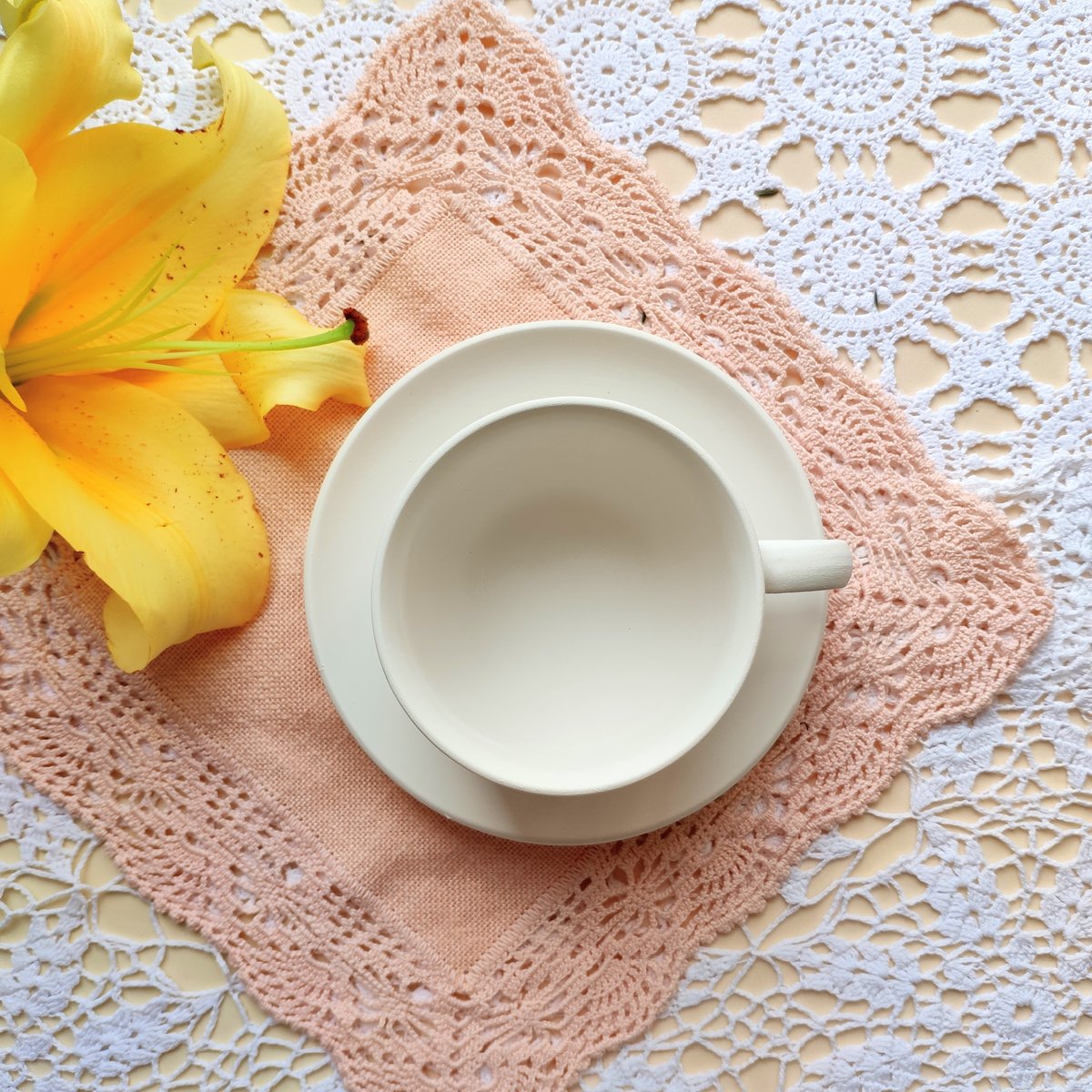 TAZZA TÈ + PIATTO PERSONALIZZATA