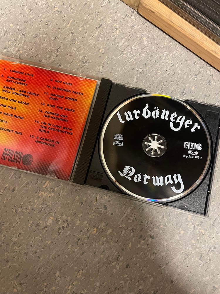 Image of Turbonegro Black original cd w/sticker