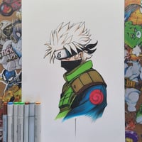 KAKASHI ORIGINAL INK ART SIGNED