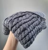 CANINE & CO GREY CHUNKY CABLE KNIT JUMPER 