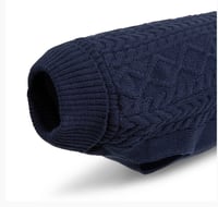 Image 2 of LEISUREGROW RECYCLED NAVY KNITTED JUMPER