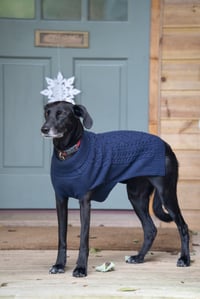 Image 1 of LEISUREGROW RECYCLED NAVY KNITTED JUMPER