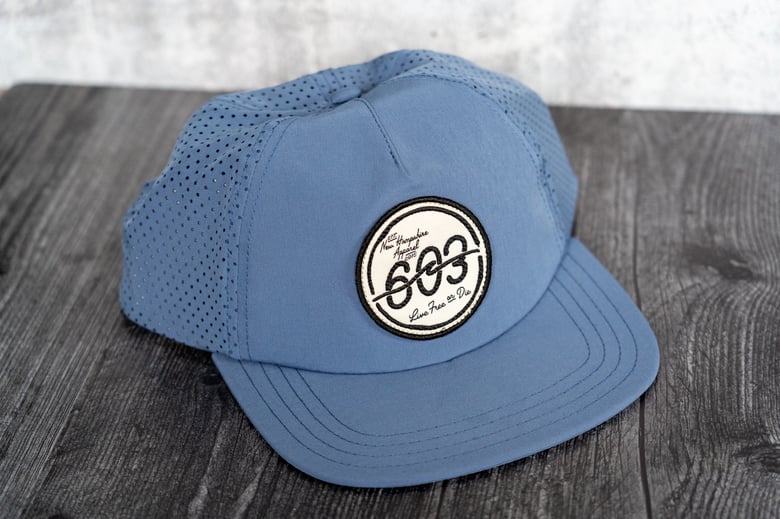 Image of 603 Wave Logo Hat - Light Blue