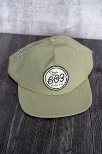 Image 1 of 603 Wave Logo Hat - green