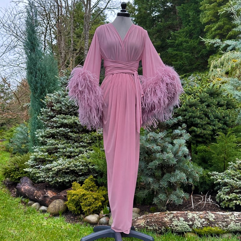 Muted Mauve Sheer Selene PRE-ORDER Image 2