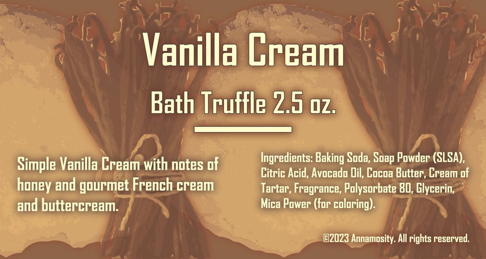 Image of Vanilla Cream - Bath Truffle