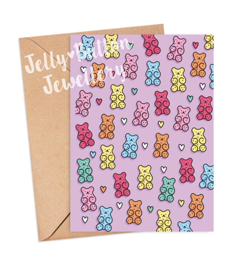 Image of Gummy Bear Sweet Greetings Card