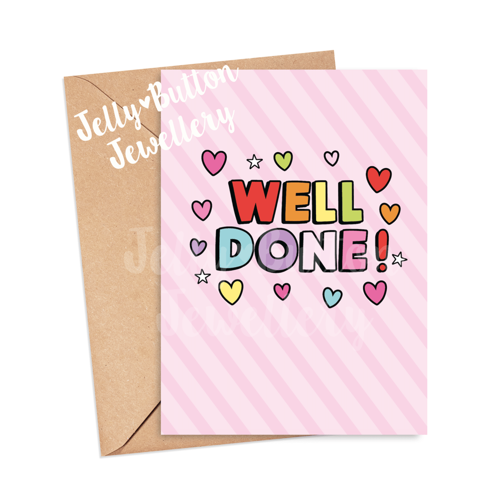 Image of Well Done Greetings Card