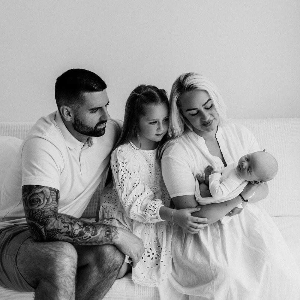 Image of WHITE STUDIO  Family Session 