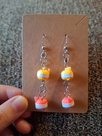 Image 1 of Mini Yarn Ball Skein Earrings