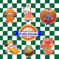 Image 1 of Fruity Friends Stickers