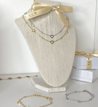 Image 2 of LoveLace Heart (Necklace + Bracelet)