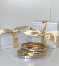 Image 1 of Heart Halo Bangle