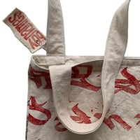 Image 4 of Lazy/Busy Swans Tote