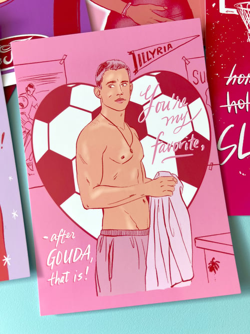 Image of Love is a Game Valentine Postcard Pack