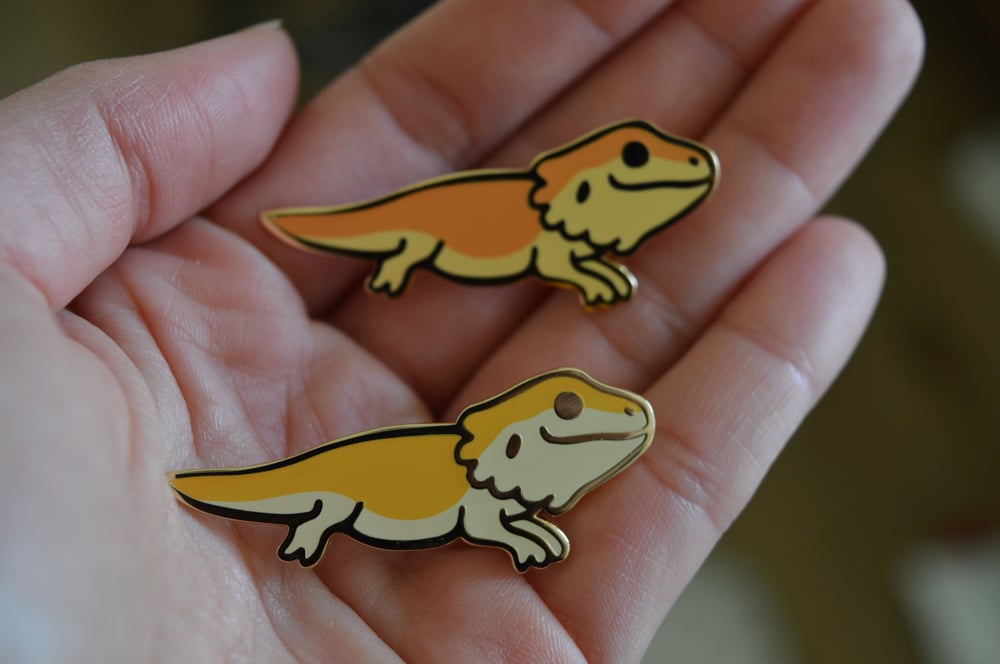 Image of Lovable Lizard Enamel Pins