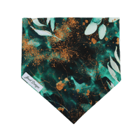 Dog Bandana - Emerald Gold