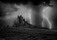 Shiprock Nights BW