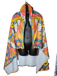 Image 3 of Adult Sized Wearable Hooded Blanket