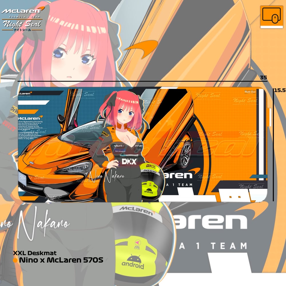 Image of McLaren 570S / XXL Desk mats