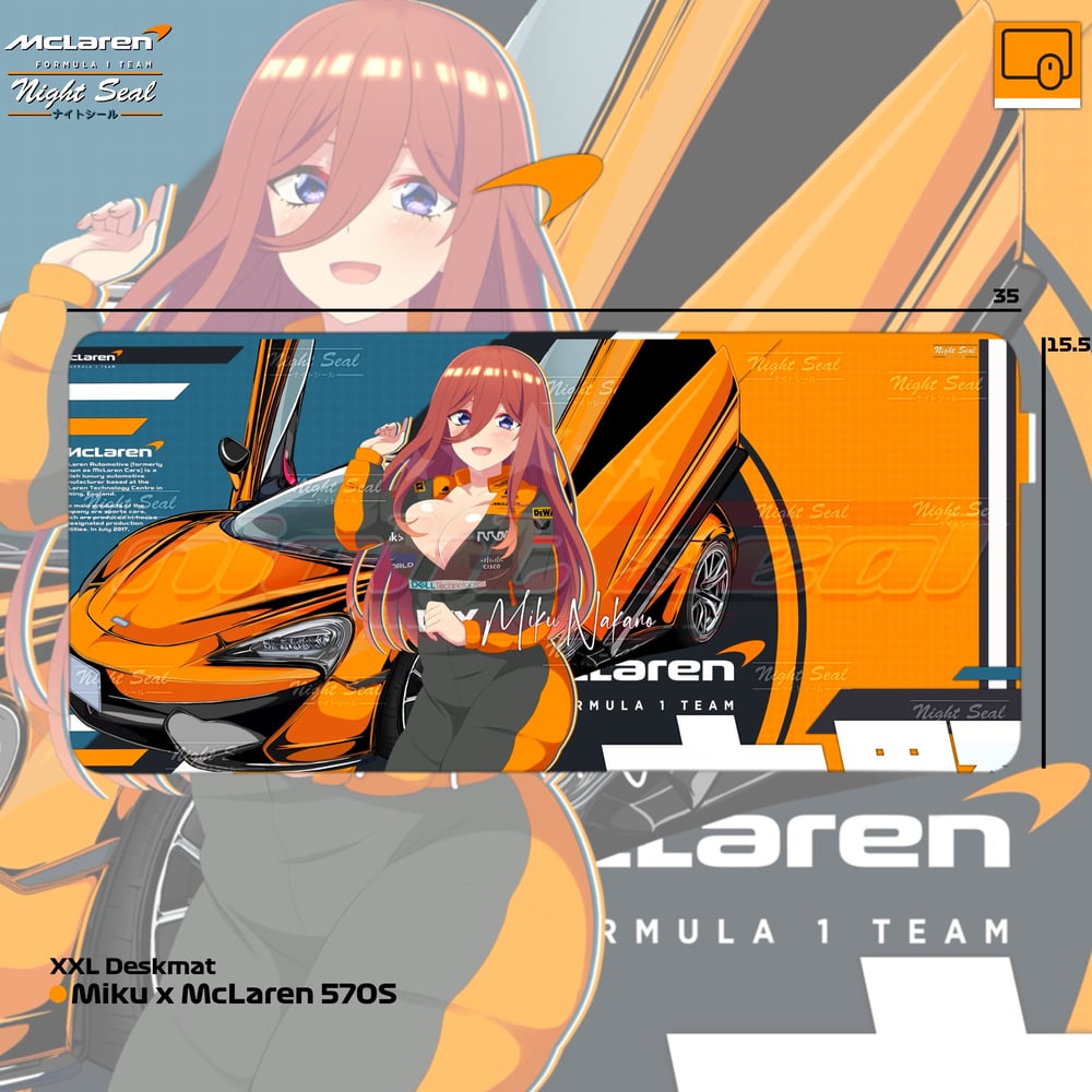 Image of McLaren 570S / XXL Desk mats