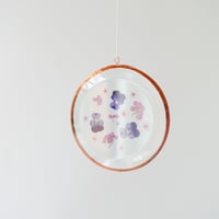 Pressed Flower Suncatcher Pansy