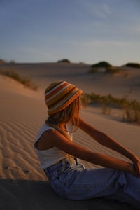 Image 3 of CROCHET HAT - 70s