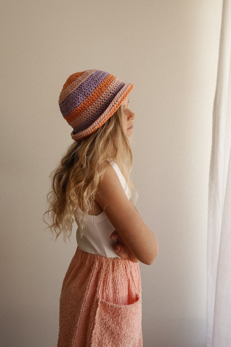 CROCHET HAT - SUNSET