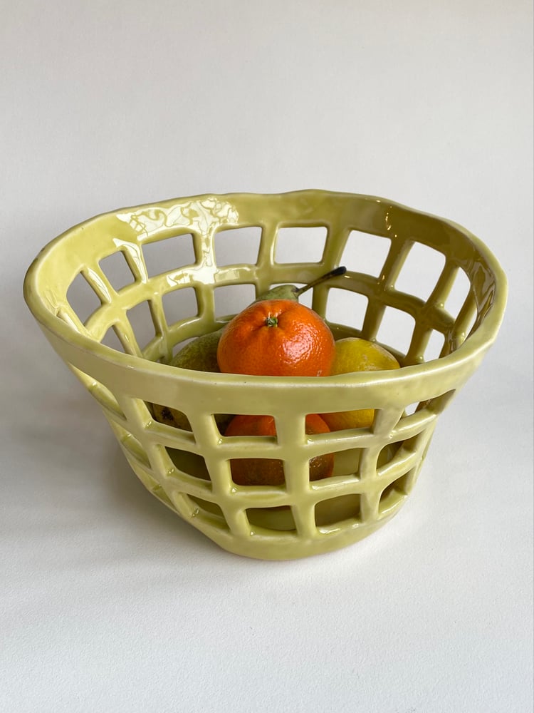 Image of Yellow Basket 03