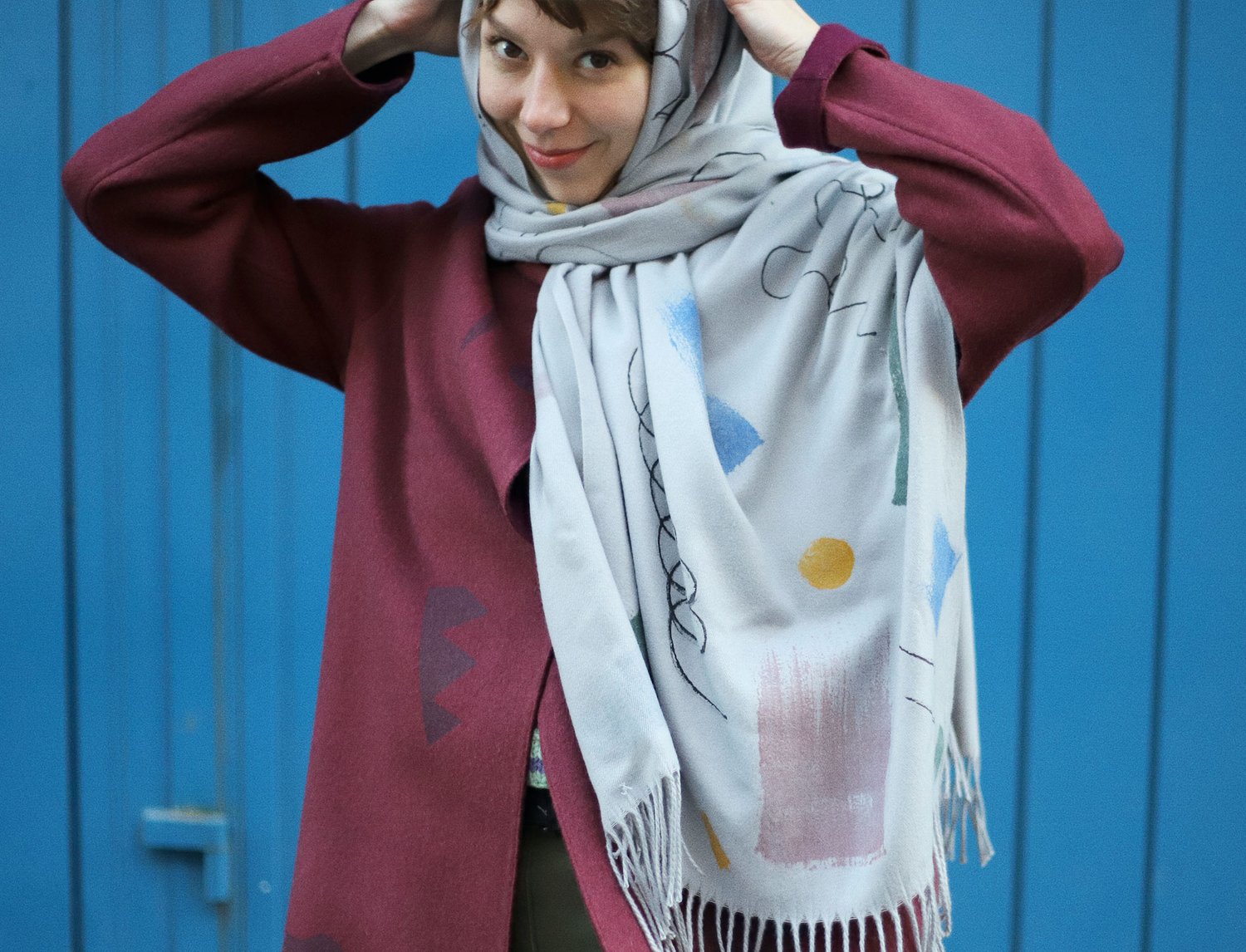 Image of PAINTED SCARF