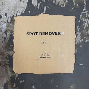 Image of "Spot Remover" Unique 1/1 on Cardboard
