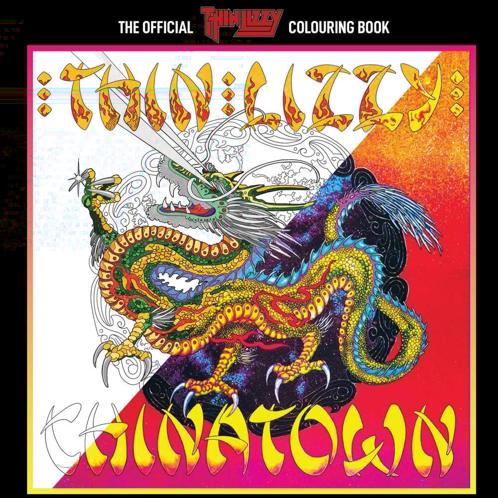 Image of The Official Thin Lizzy Colouring Book