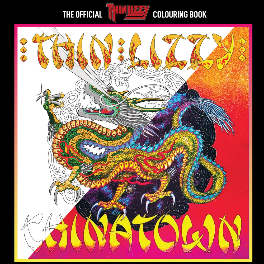 Image of The Official Thin Lizzy Colouring Book