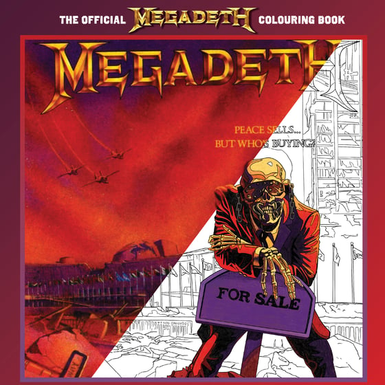 Image of The Official Megadeth Colouring Book