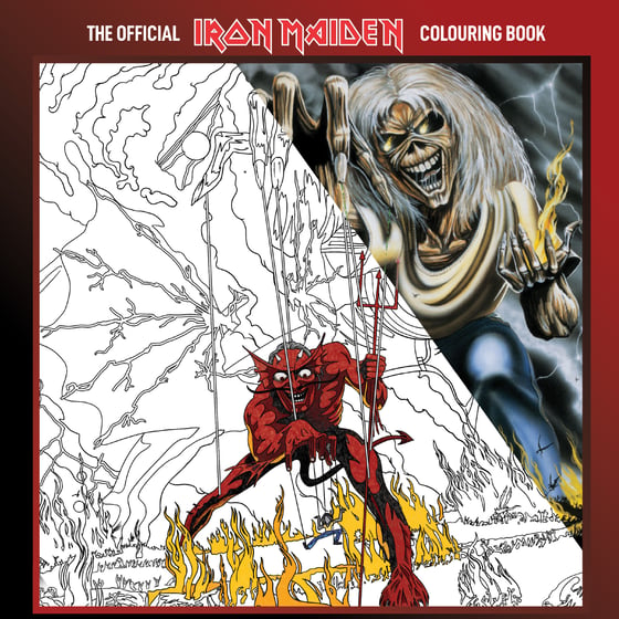 Image of The Official Iron Maiden Colouring book