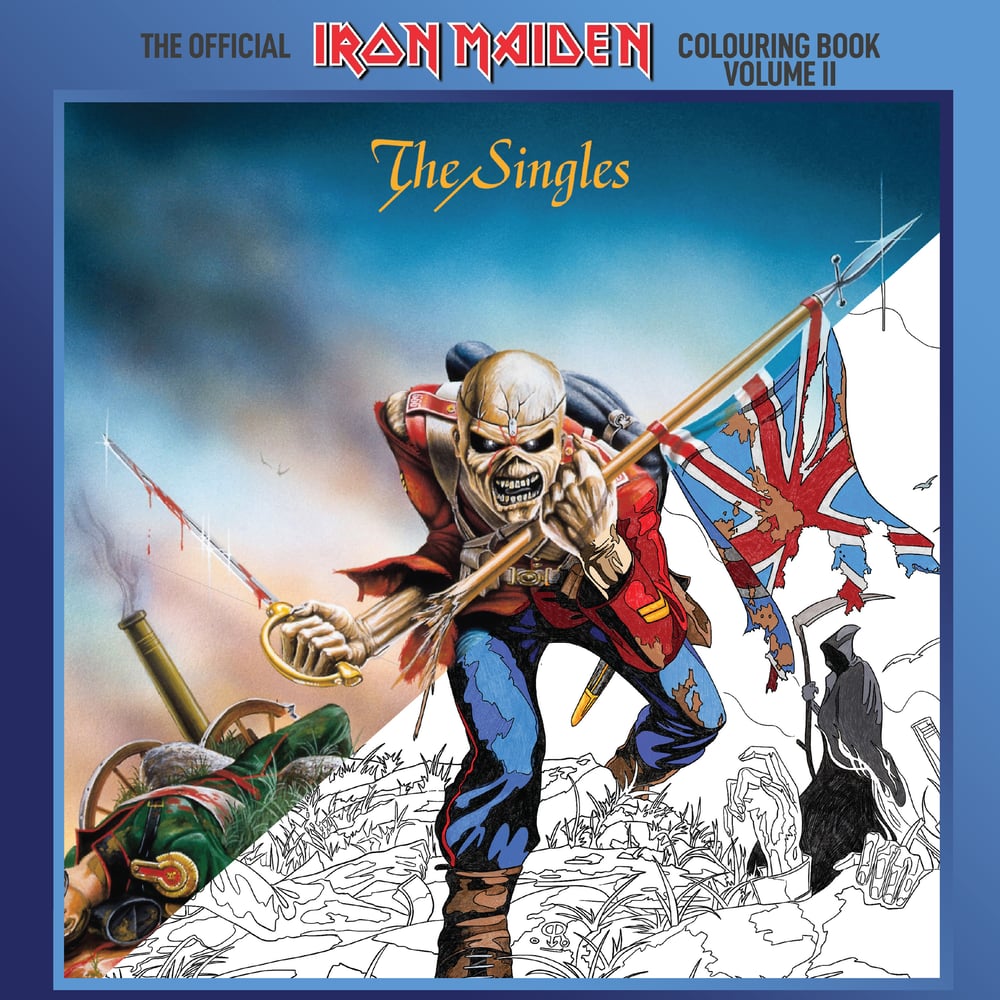 Image of The Official Iron Maiden Colouring Book Volume 2 The Singles