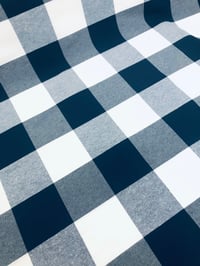 Image 1 of Loneta/Vichy - Doble Cara - Cuadro XL - AZUL MARINO - 9€/m