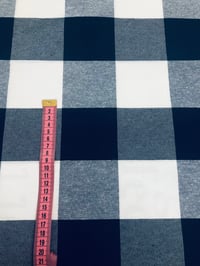 Image 3 of Loneta/Vichy - Doble Cara - Cuadro XL - AZUL MARINO - 9€/m