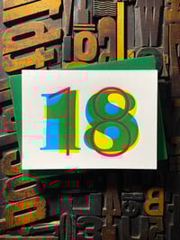 Image 4 of 18th birthday | letterpress card