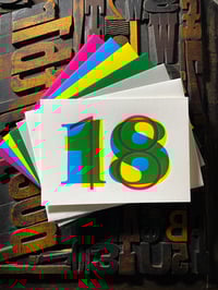 Image 3 of 18th birthday | letterpress card