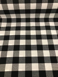 Image 2 of Loneta/Vichy - Doble Cara - Cuadro MÁS Grande - NEGRO - 9€/m