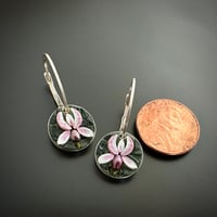 Image 3 of Sweet Orchid Hoops
