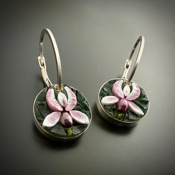 Image of Sweet Orchid Hoops