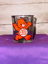 Image 2 of CARE BEAR SHOT GLASS 🧡💛