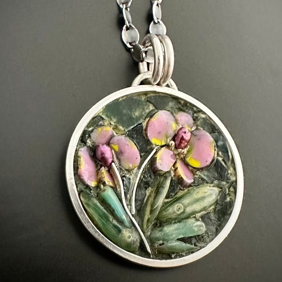 Image of Pink Orchids Pendant